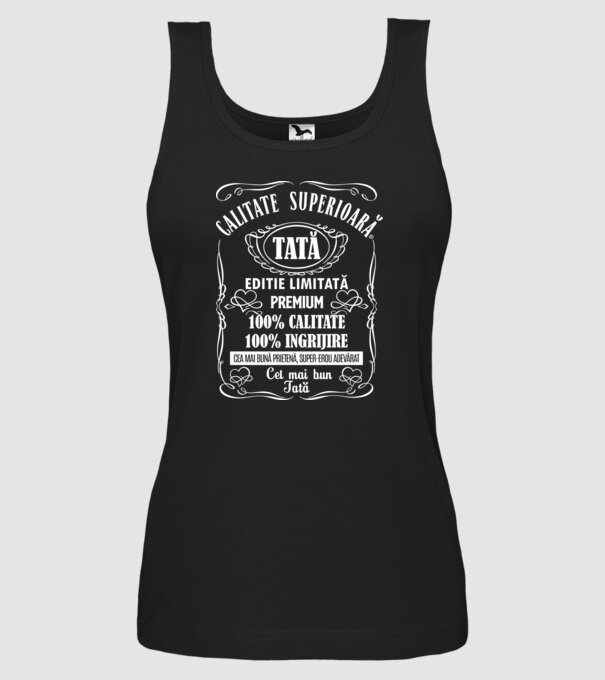 Tată Premium - ediție limitată model negru pe tricou