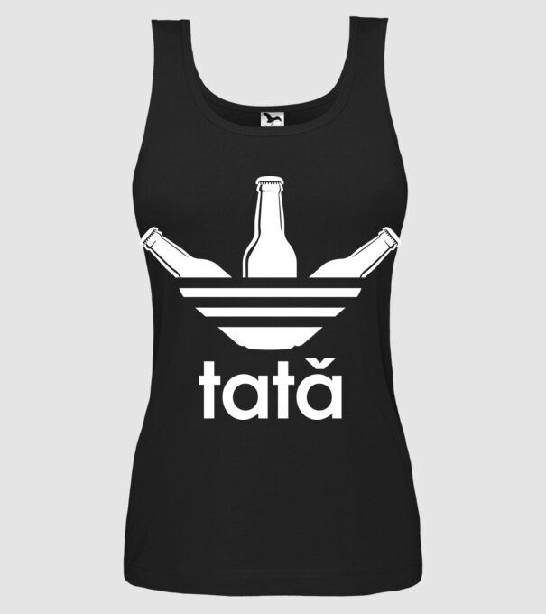 Tatadidas model negru pe tricou