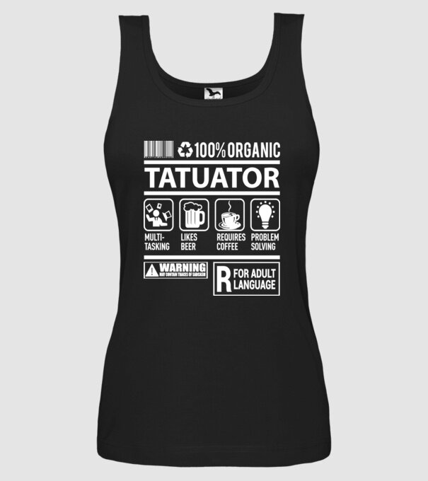 Tatuator model negru pe tricou
