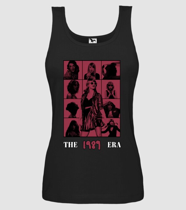 Taylor Swift ERAS red model negru pe tricou