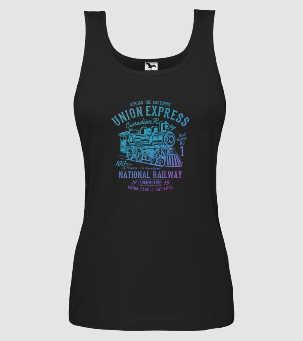 Trenuri model negru pe tricou