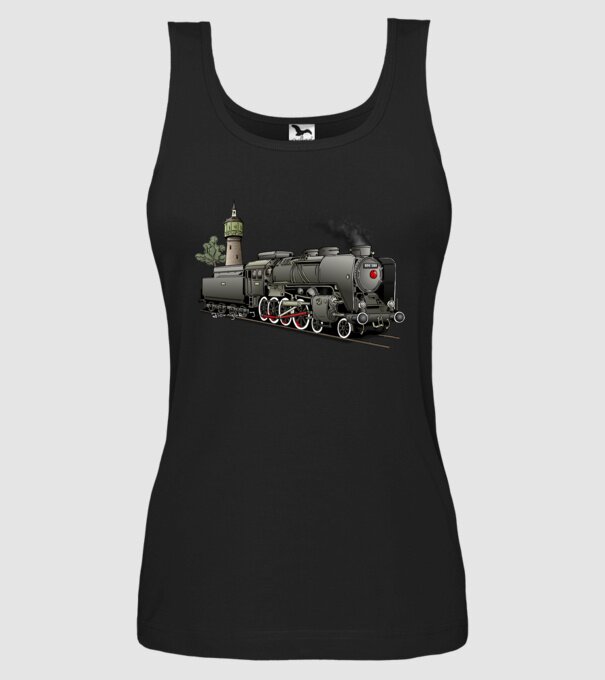 Trenuri model negru pe tricou