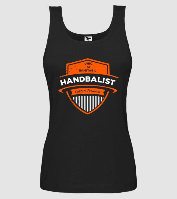 HANDBALIST unic și inimitabil calitate premium model negru pe tricou