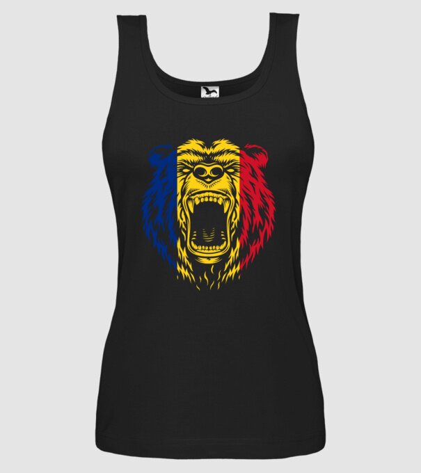 ursul model negru pe tricou