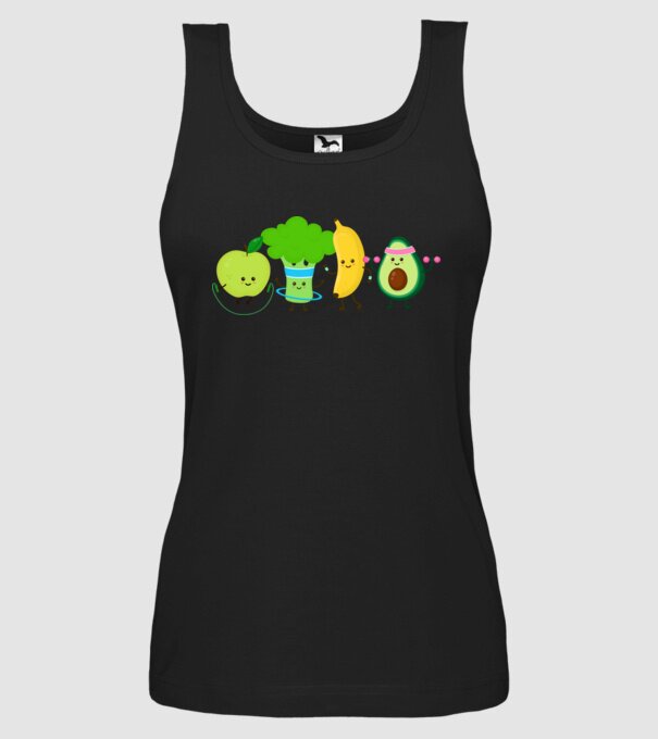 Vegan model negru pe tricou