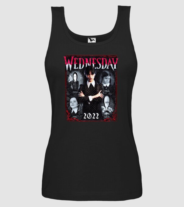 WEDNESDAY multi all time model negru pe tricou