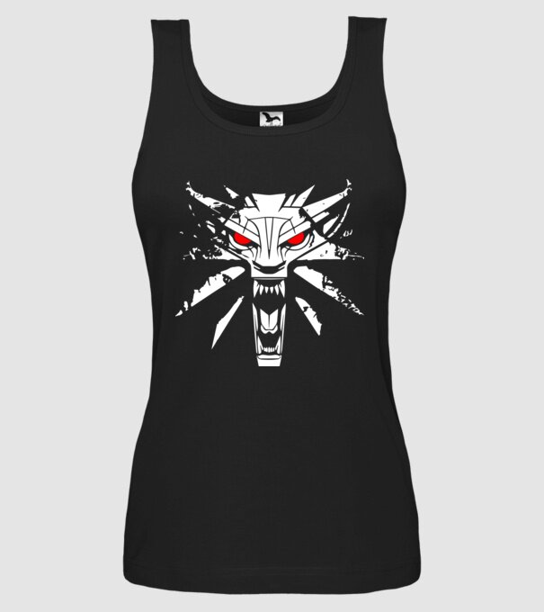 Witcher model negru pe tricou