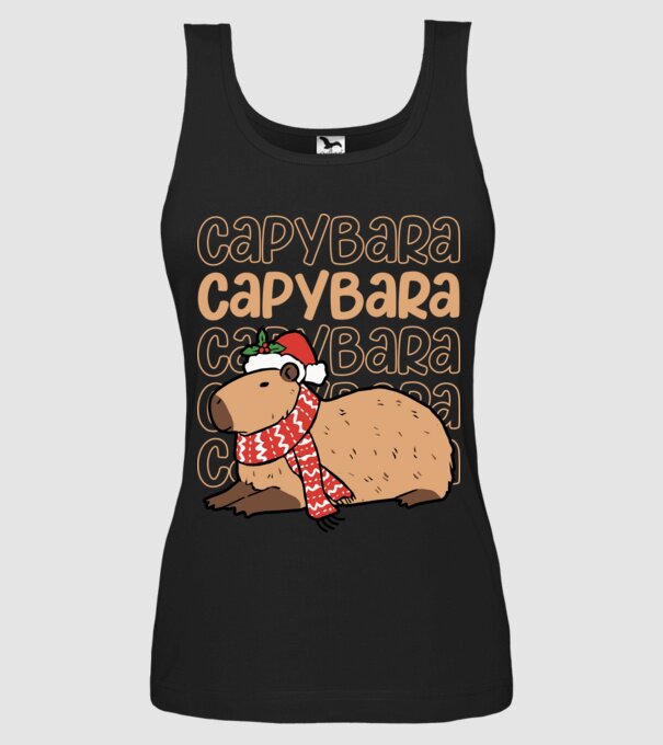 Xmas Cappy model negru pe tricou