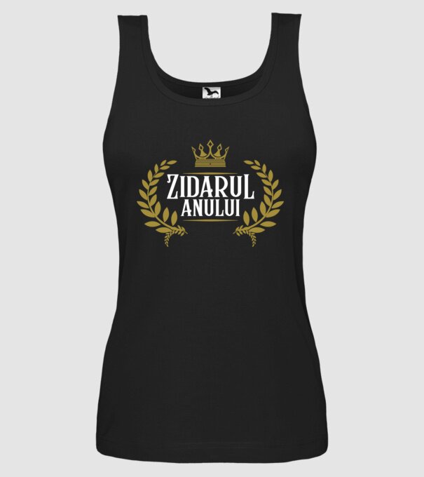 Zidarul anului model negru pe tricou