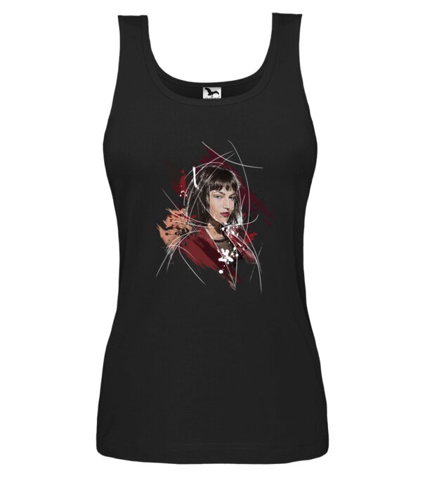  model  pe tricou