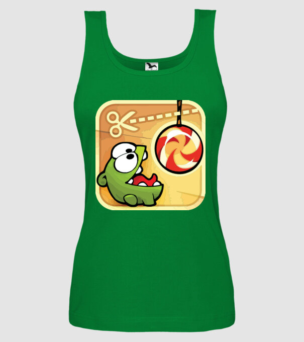 model verde pe tricou