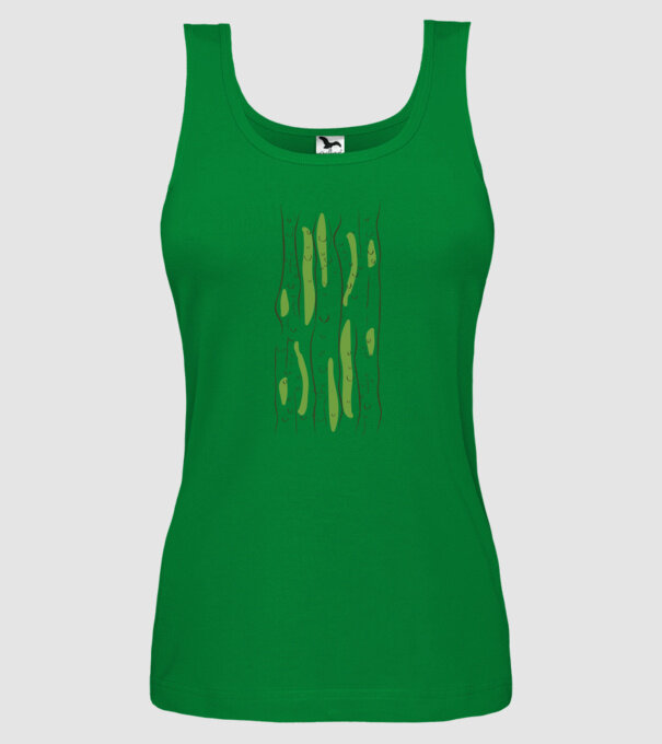 Castravete carnaval model verde pe tricou