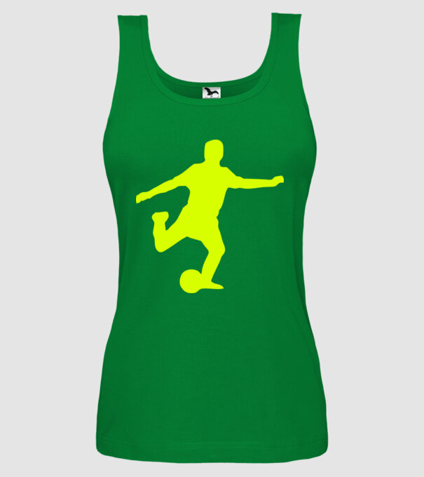 fotbal 2 model verde pe tricou