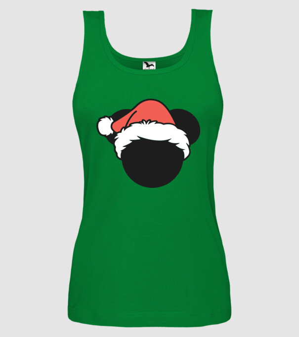Crăciun Mickey model verde pe tricou