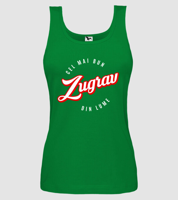 Cel mai bun ZUGRAV din lume model verde pe tricou