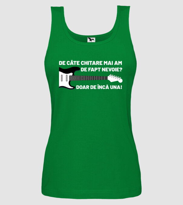 De câte chitare mai am de fapt nevoie? Doar de încă una model verde pe tricou