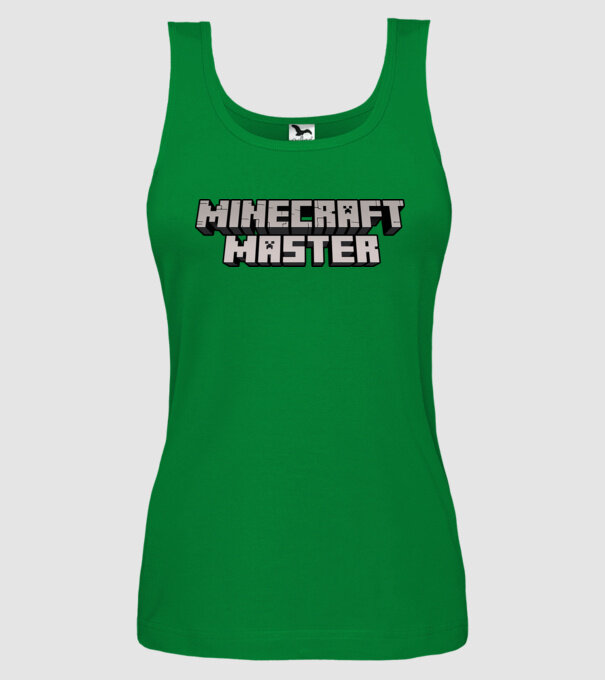 Minecraft Master model verde pe tricou