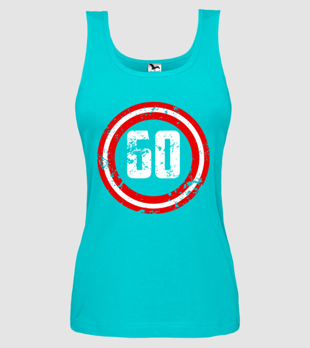Birthday captain 60 Years old model turcoaz pe tricou