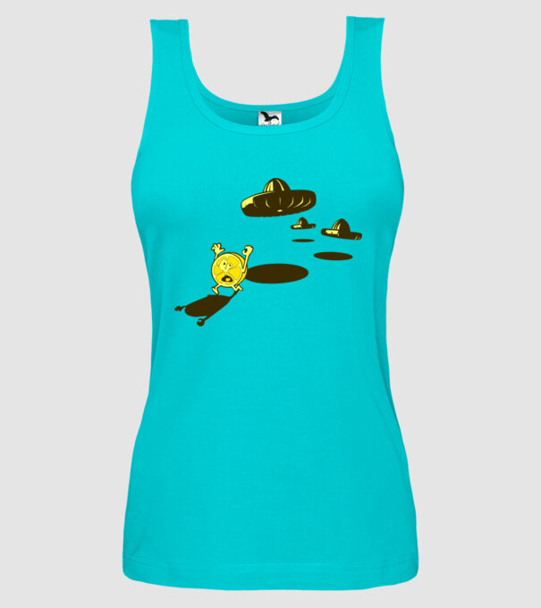 război de lămâie model turcoaz pe tricou