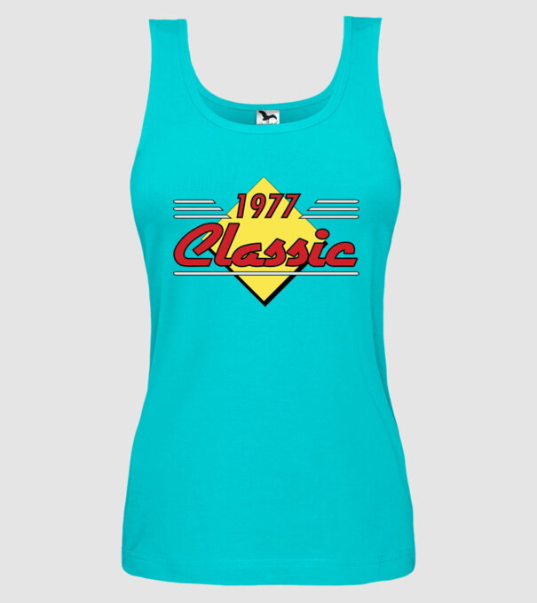 Classic - 1977 model turcoaz pe tricou
