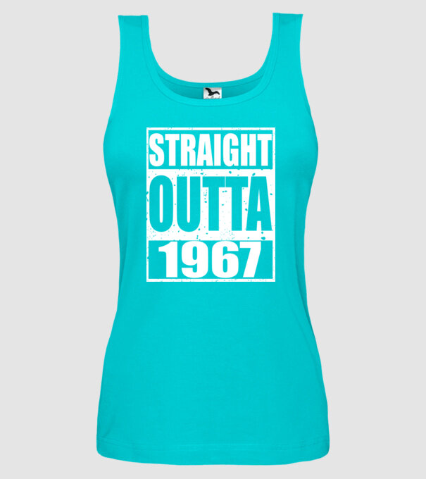 Straight Outta - 1977 model turcoaz pe tricou