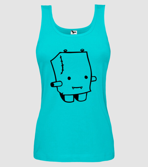 monstru1 model turcoaz pe tricou