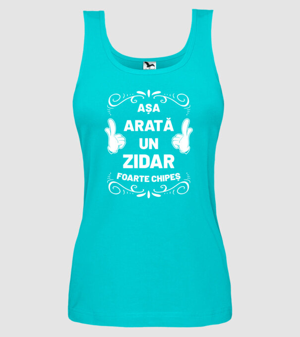 Așa arată un zidar foarte chipeș model turcoaz pe tricou