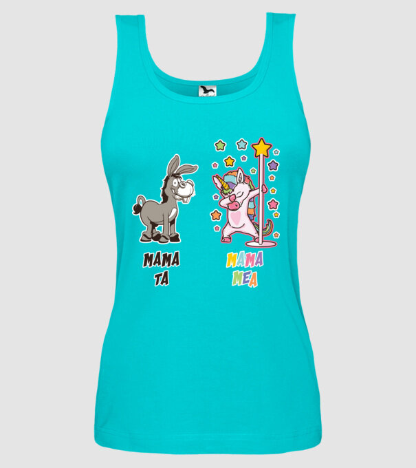 mama ta - mama mea model turcoaz pe tricou