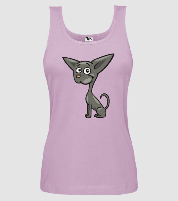 Dog silhouette model liliachiu pe tricou