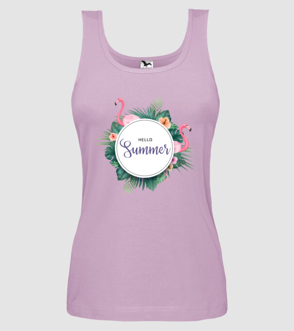Hello summer model liliachiu pe tricou