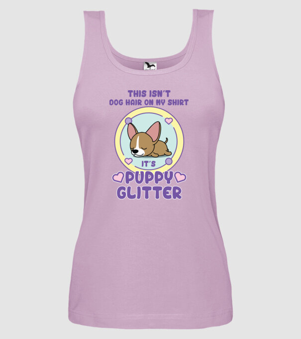 Paiete câine model liliachiu pe tricou