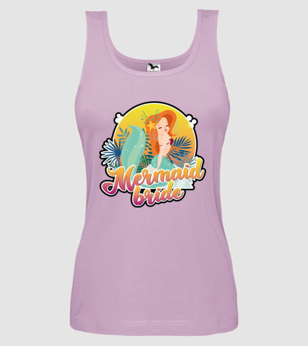 Mermaid bride hawaii model liliachiu pe tricou