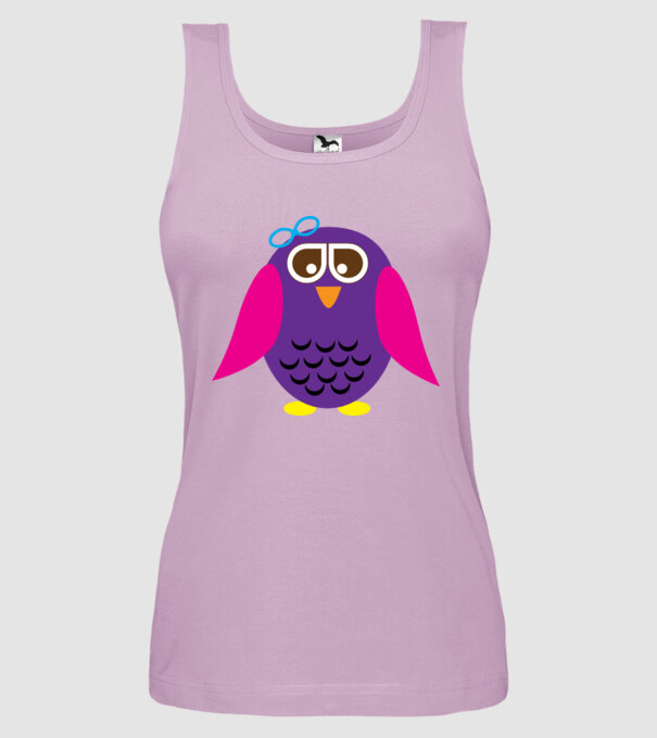 Owl model liliachiu pe tricou
