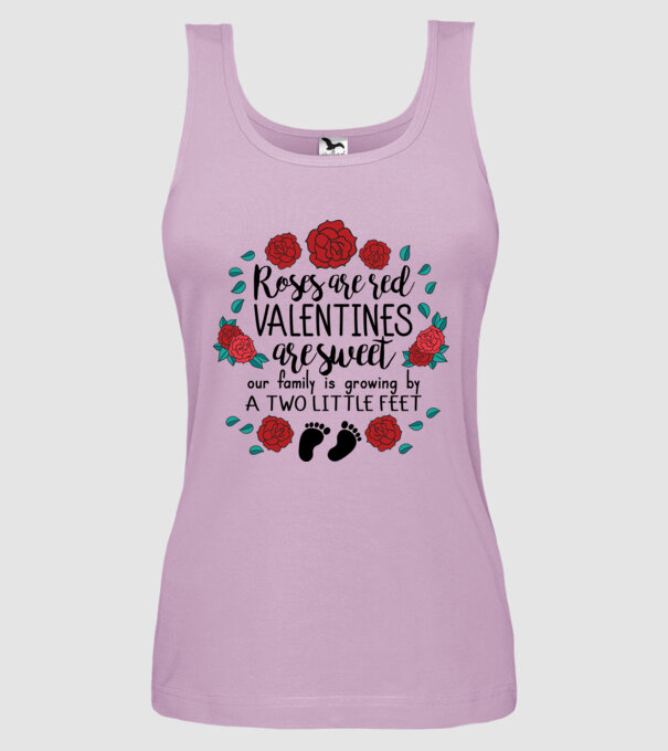 Roses are red model liliachiu pe tricou