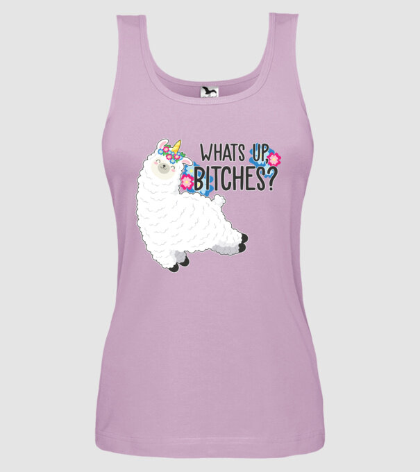 Whatsup bitches model liliachiu pe tricou