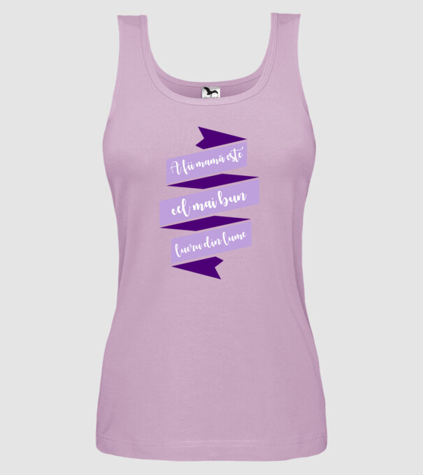 A fii mamă este cel mai bun lucru din lume model liliachiu pe tricou