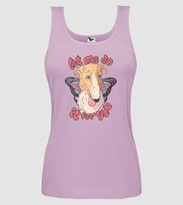 BORZOI let me do it for you fairy model liliachiu pe tricou