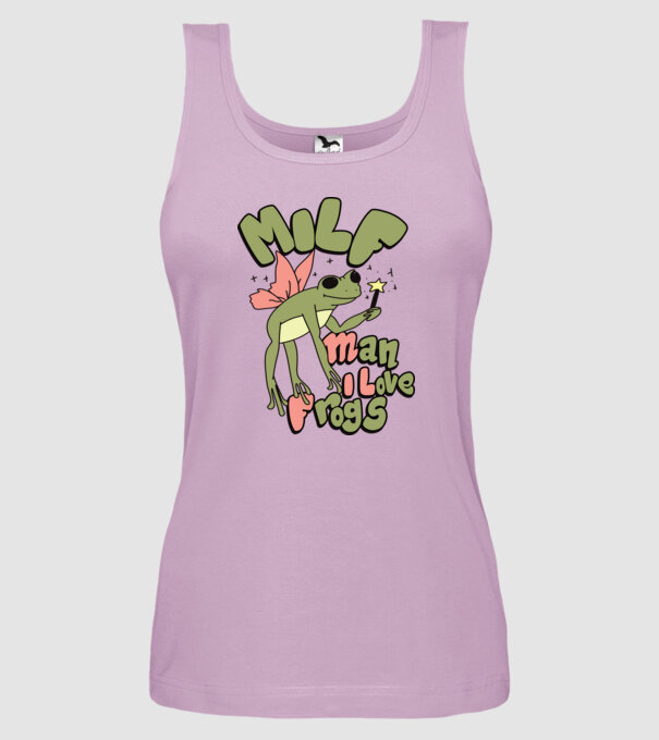 MILF man i love frogs model liliachiu pe tricou