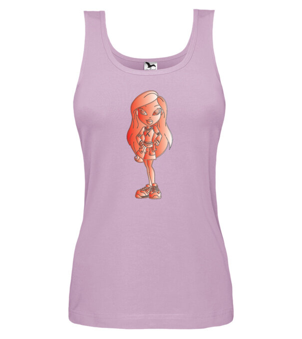  model  pe tricou