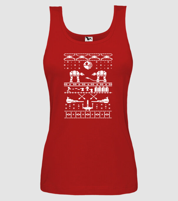 crăciun cu Walker model roșu pe tricou