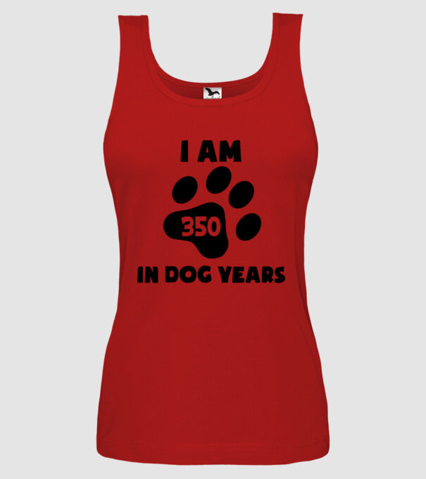 Dog Year - 350 model roșu pe tricou