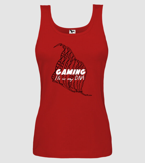 Gamer DNA model roșu pe tricou