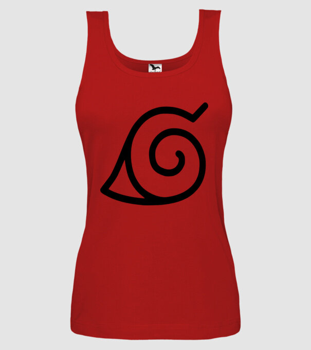 simbol naruto model roșu pe tricou