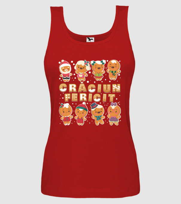 crăciun Fericit model roșu pe tricou