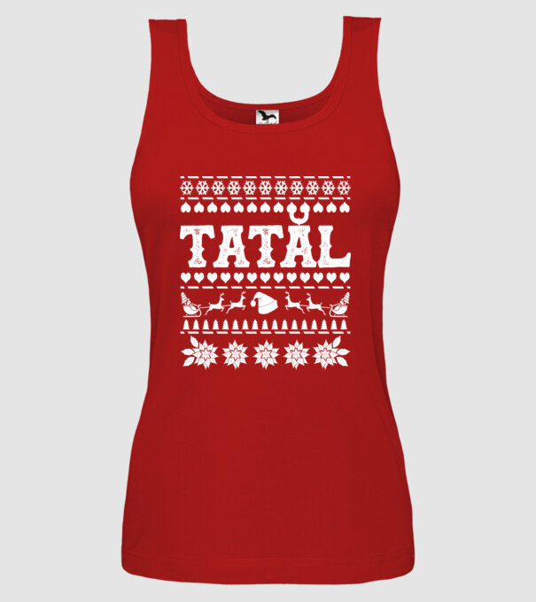 Tatăl model roșu pe tricou