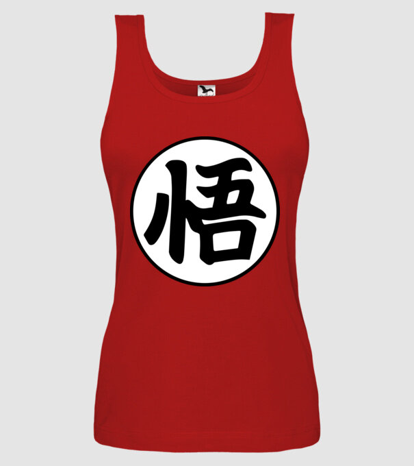 Dragonball logo model roșu pe tricou