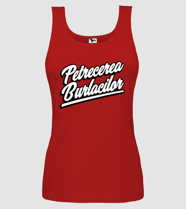 petrecerea burlacilor model roșu pe tricou