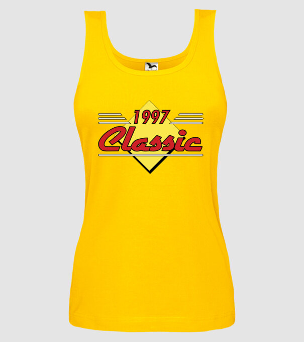Classic - 1997 model galben pe tricou