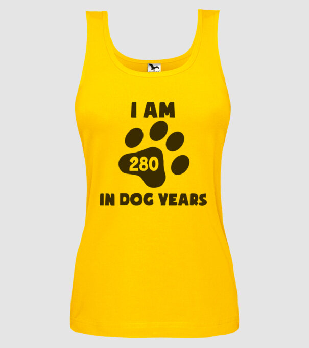 Dog Year - 280 model galben pe tricou