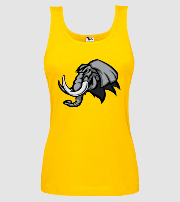 Elephant model galben pe tricou
